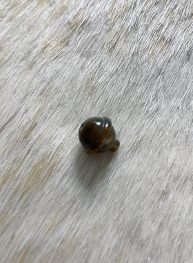 新天然岫玉铃铛花玉小铃铛通孔铃铛手链手串项链配珠卡10铃铛耳环