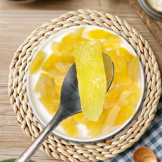 Getrocknete Ananas 500g originale Ananasscheiben, getrocknete Ananasringe, kandierte Früchte, Spezialsnacks