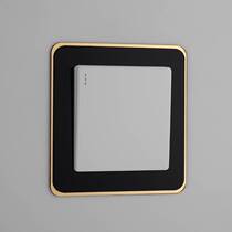 Switch sticker switch protective sheath Switch light narrow edge light extravagant high-end acrylic decorative sleeve socket modern minima