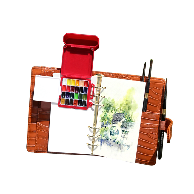 Thunder Tiger Watercolor Set Solid Watercolor 24 Colors