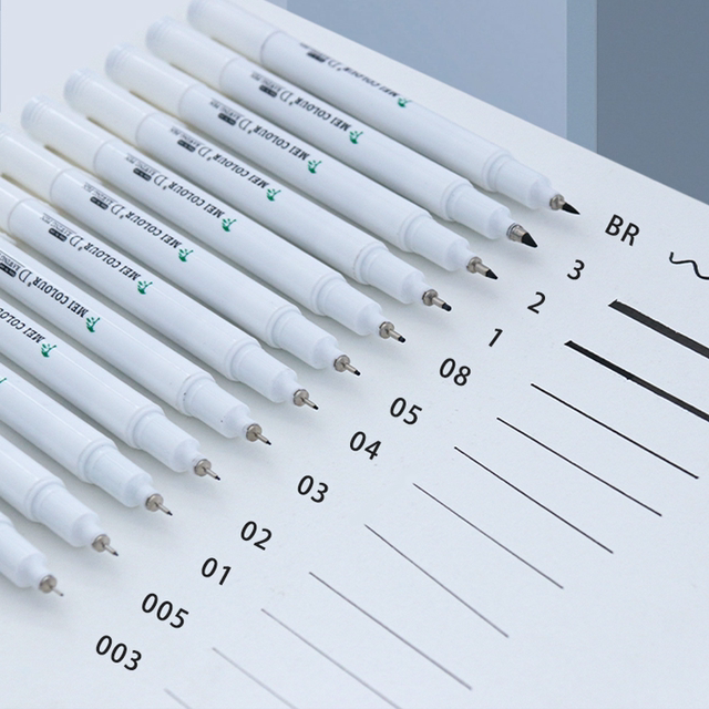 Mekal needle pen waterproof quick-drying high-quality pen tip