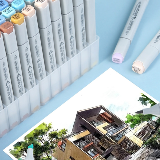 Mekal marker professional marker pen alcohol oil based