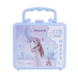 Акварель для принцессы, детские мелки, цветные карандаши, печать для детского сада, фартук для рисования, кисть, можно стирать, «Холодное сердце», подарок на день рождения