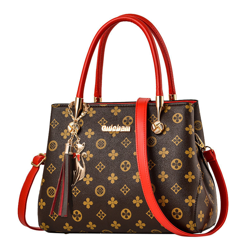 秋冬2021新款简约大气中年手提包 贵悦女士包袋