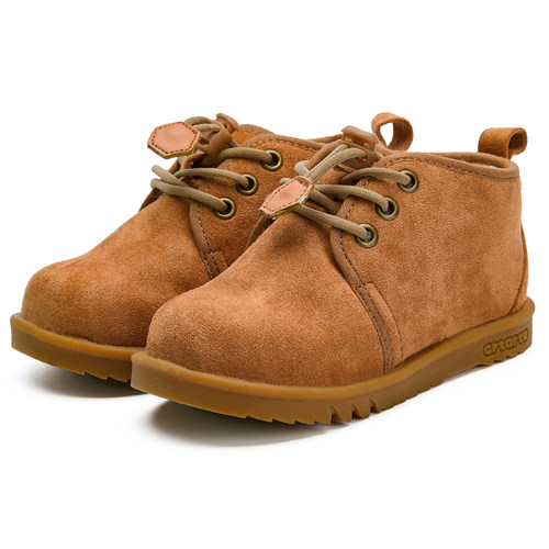 卡特兔男童鞋子2020新款宝宝冬季鞋棉鞋女童短靴加绒儿童雪地靴 - 图3