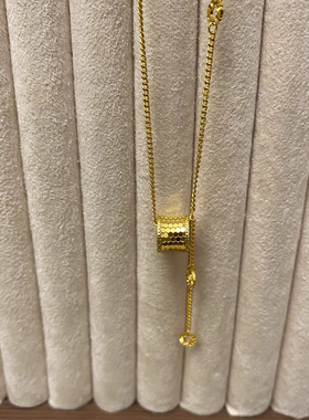 金店同款沙金小蛮腰项链女款时尚百搭锁骨链送女友礼物送妈妈