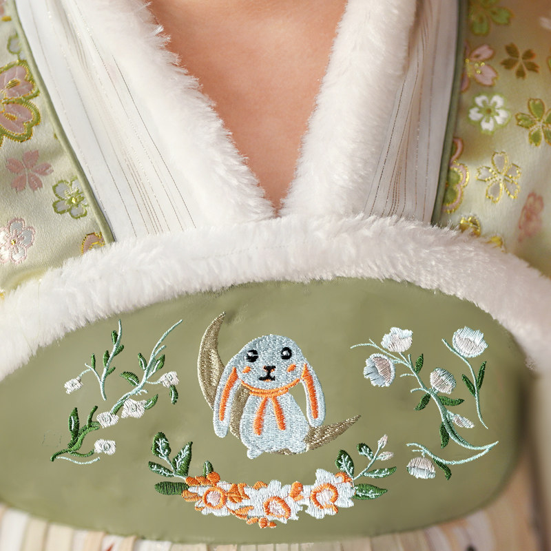 元旦汉服女童唐装小女孩中国风超仙古装连衣裙儿童唐装襦裙演出服,淘宝优惠券,粉丝福利购,淘宝优惠卷