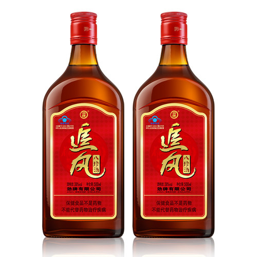 劲牌38度追风八珍酒500ml*2瓶装保健酒 - 图0