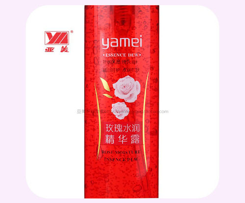 亚美玫瑰水润精华露65g克保湿滋润护肤霜红色半透明水凝胶颗粒 - 图1