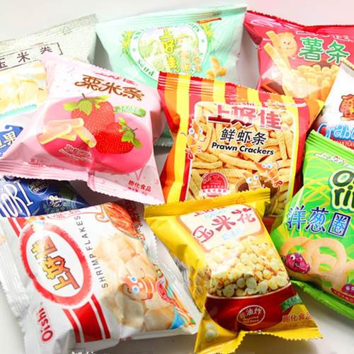 上好佳鲜虾片办公室休闲零食品80后经典怀旧膨化酥脆追剧美味童年 - 图1