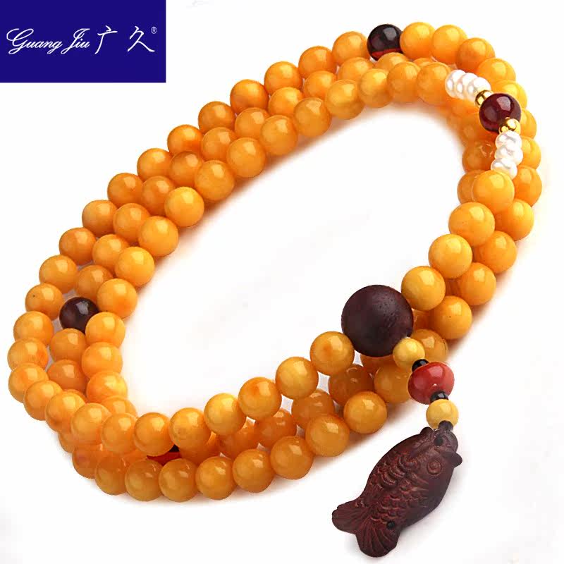 广久新品波罗的海蜜蜡手串原石手链 广久手链