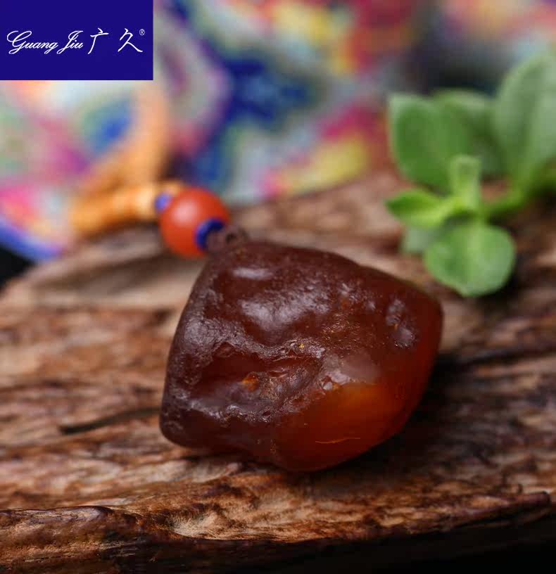 广久天然波罗的海蜜蜡18.37 g原石 广久项链