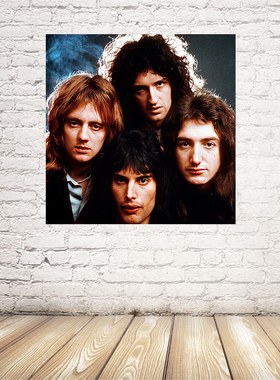 Queen装饰贴画 皇后乐队专辑封面海报 Freddie Mercury墙贴自粘画