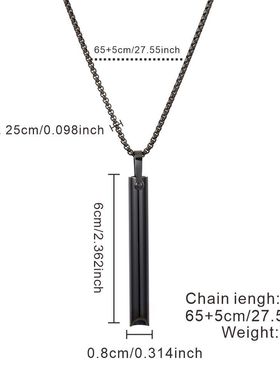 冥想正念项链调节呼吸缓压力饰品不锈钢项链吊环口哨吊坠