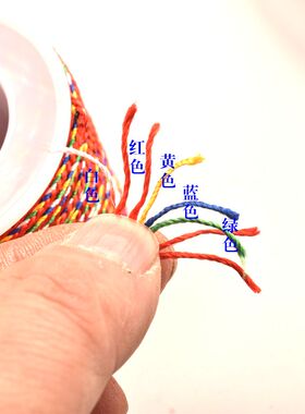 新款五色线diy编织红手绳