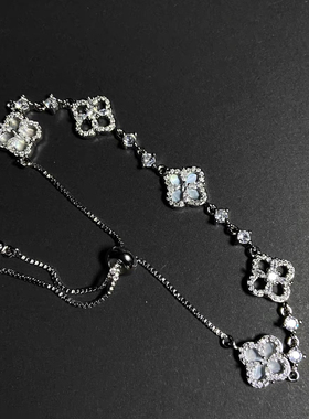 Vintage古著 【Silver four-leaf 】手链