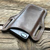 Leather mobile phone bag, portable and practical mobile phone waist bag, men's belt mobile phone waist bag, men's outdoor sports waist bag
