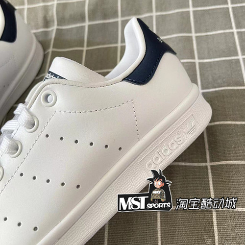 Adidas三叶草Stan Smith史密斯藏蓝尾男女运动板鞋M20325  FX5501 - 图0