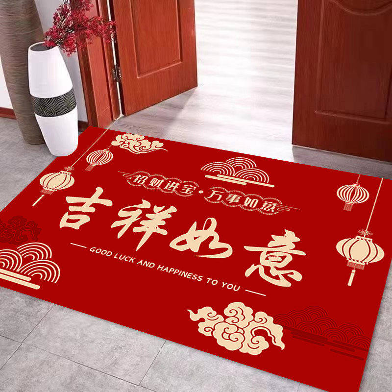 硅藻泥地垫红色地毯加厚入户门门口吸水防滑耐脏脚垫玄关门口垫子,淘宝优惠券,粉丝福利购,淘宝优惠卷