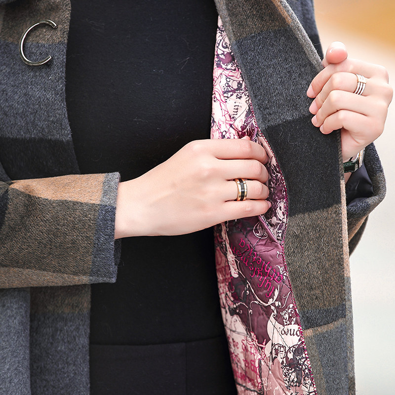 中老年女装羊毛呢中年女40岁50 淑音中老年女装