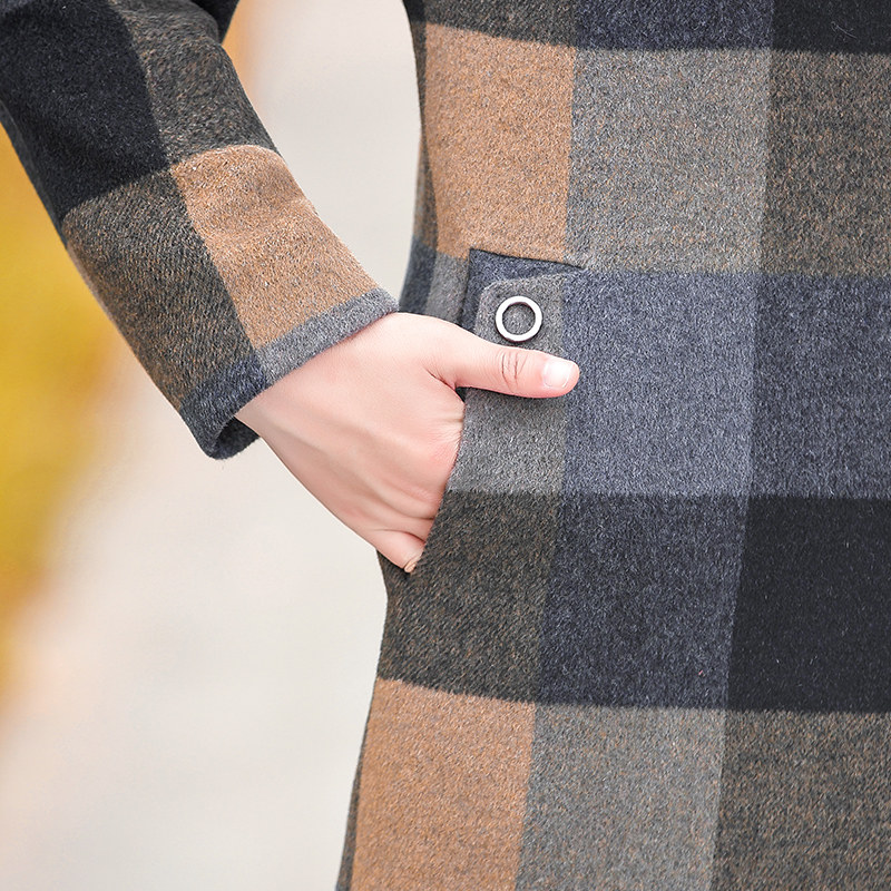 中老年女装羊毛呢中年女40岁50 淑音中老年女装