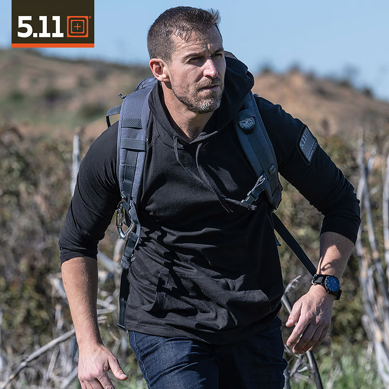 美国5.11巡洋舰男套头卫衣511轻薄透气军迷带帽户外弹力外套72139,淘宝优惠券,粉丝福利购,淘宝优惠卷