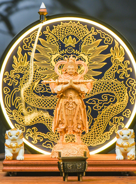 韦陀护法摆件家用供奉门神护法神