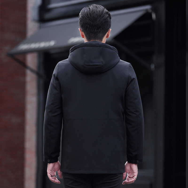 恒源祥男款保暖皮毛一体内胆外套上衣可拆卸帽子 半皮毛袖子秋冬,淘宝优惠券,粉丝福利购,淘宝优惠卷