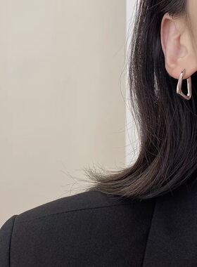 新款女养耳洞高级感法式纯银