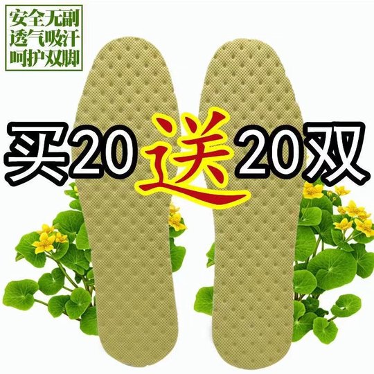 Mint deodorant insoles for men and women for all seasons, breathable, sweat-absorbent, cuttable, disposable, comfortable, soft and deodorant for summer