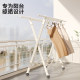 Folding clothes drying rack, floor-standing small balcony clothes rack, small household, does not take up space, cool and dry quilt artifact
