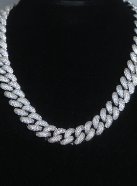 【ICEJAG】嘻哈项链15mm泡泡链条古巴链Hiphop街头潮人个性项链