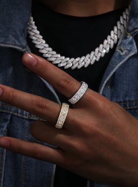 莫桑钻戒指JAGMOB925银