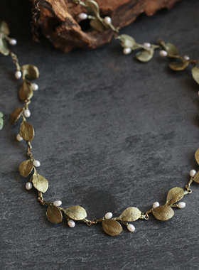 小众设计爱尔兰锁骨项链