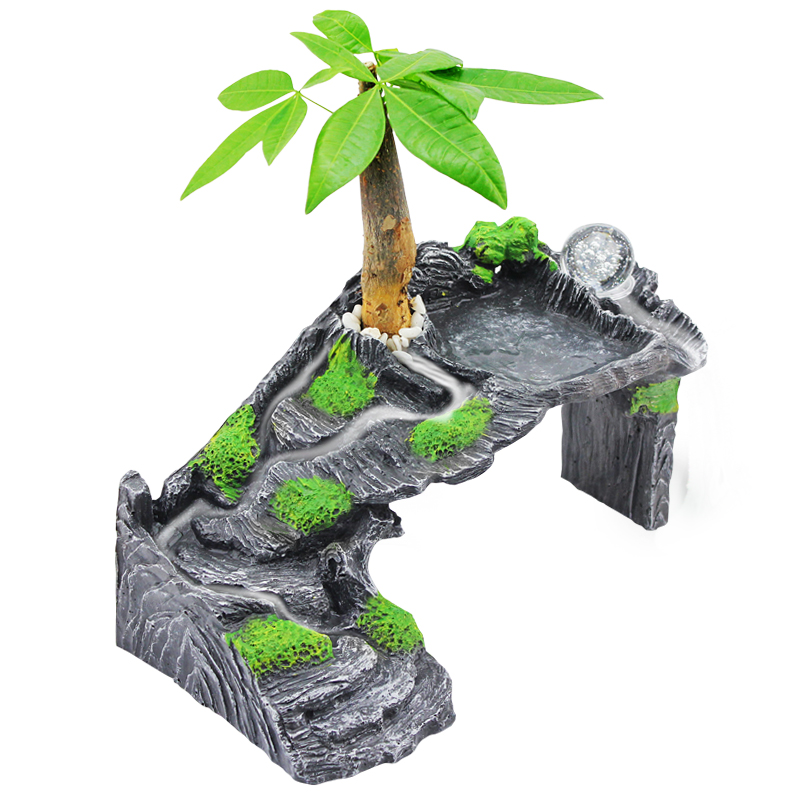 乌龟晒台爬台龟缸造景高水位浮岛爬坡巴西龟晒背台洞屋躲避晒龟台,淘宝优惠券,粉丝福利购,淘宝优惠卷