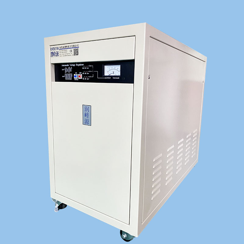 东莞润峰稳压器380v三相50KW80KW100KW200KW300KVA智能精密型电源 - 图1