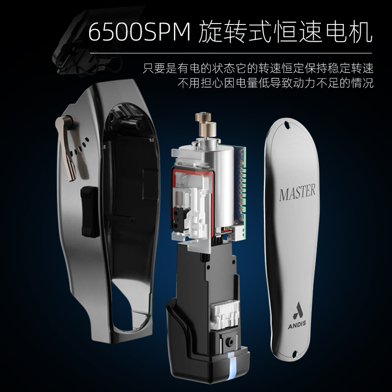 ANDIS安第斯master无线版油头电推剪专业大师大功率推子理发器 - 图0