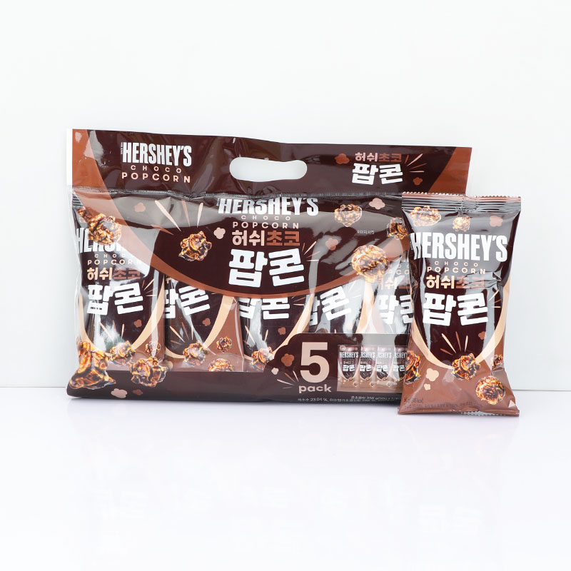 好时HERSHEY`S巧克力味爆米花韩国进口玉米膨化松脆零食便携电影-图3