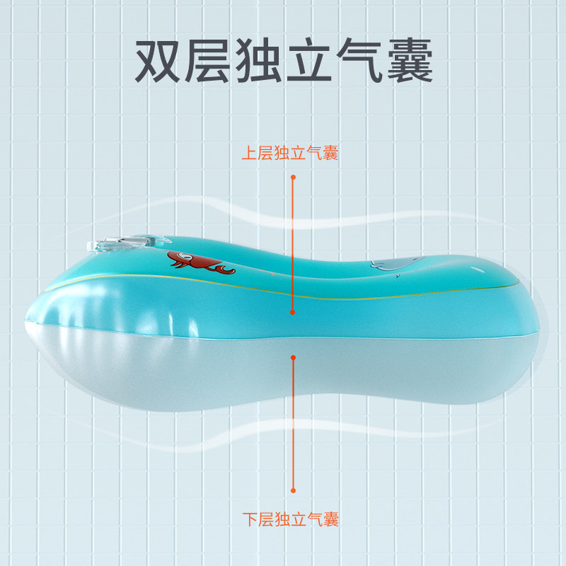 2-3岁4宝宝男女童幼儿趴圈腋下圈 乐乐鱼婴儿/儿童游泳圈