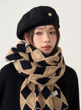 CoorKeva山羊绒围巾女秋冬氛围