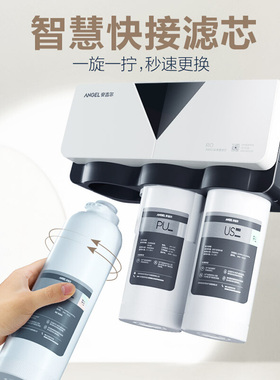 安吉尔净水器家用直饮反渗透400G无桶大通量X5净水机