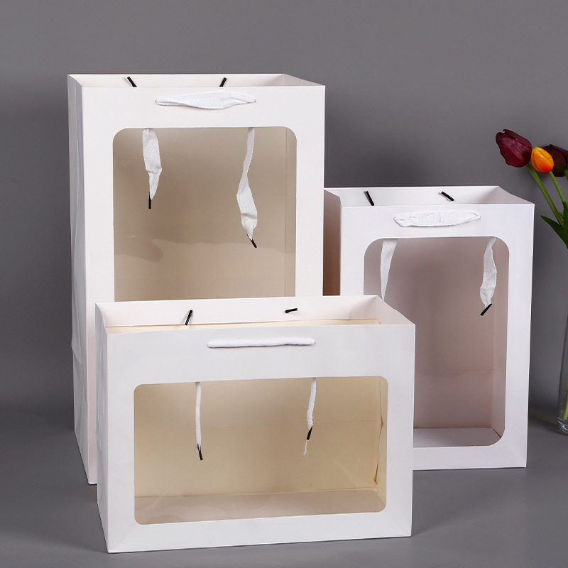 透明玩偶礼品袋情人节送礼袋鲜花礼物袋结婚伴手礼袋橱窗手提袋,淘宝优惠券,粉丝福利购,淘宝优惠卷