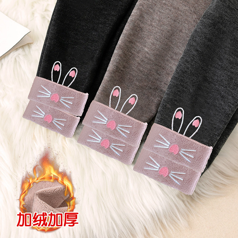 女童秋冬款加绒打底裤婴儿宝宝冬季一体绒保暖外穿弹力长裤子黑色,淘宝优惠券,粉丝福利购,淘宝优惠卷