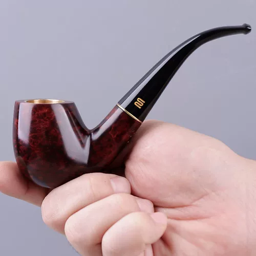 Медная старомодная курительная трубка ручной работы, мундштук, аксессуары