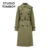 STUDIO TOMBOY mùa thu áo khoác mới cho eo của phụ nữ - Trench Coat