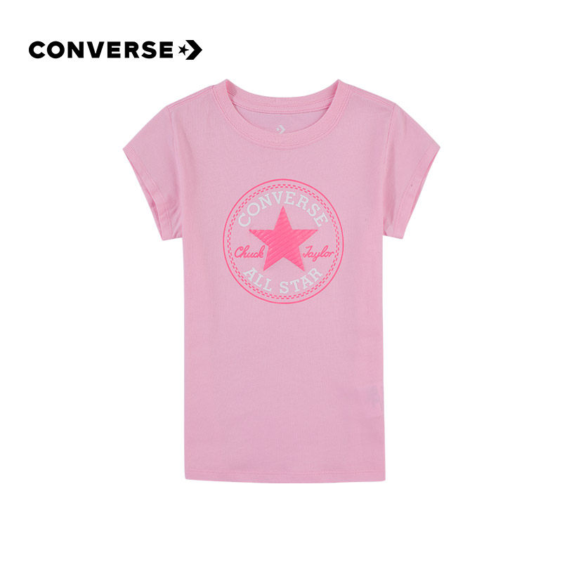 converse童装夏季女童大小童t恤 converse永兴东润T恤