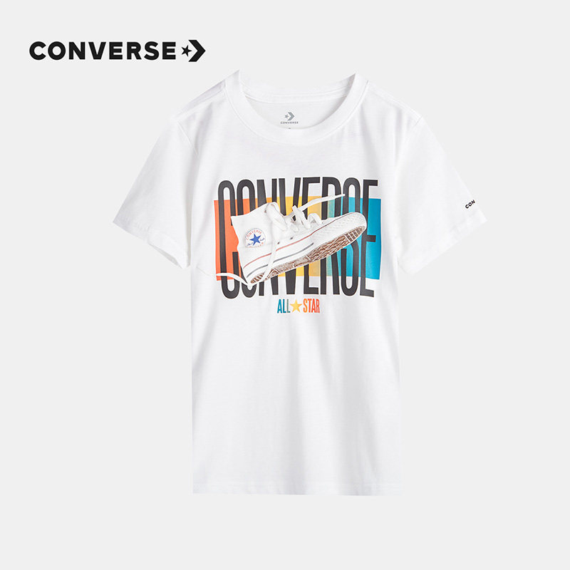 converse童装纯棉小男童儿童t恤 converse永兴东润T恤