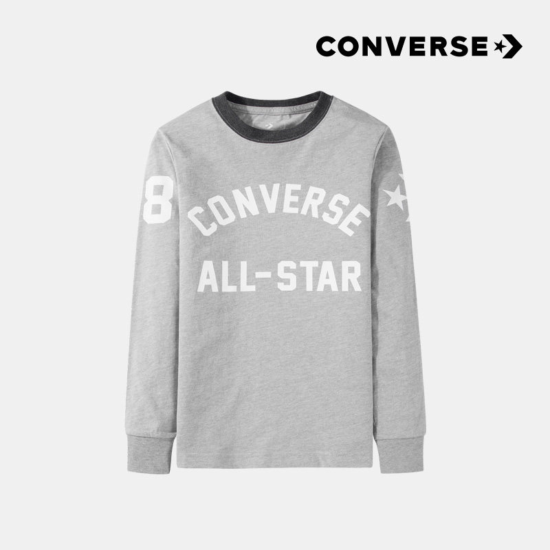 converse童装男童长袖t恤年打底衫 converse永兴东润T恤