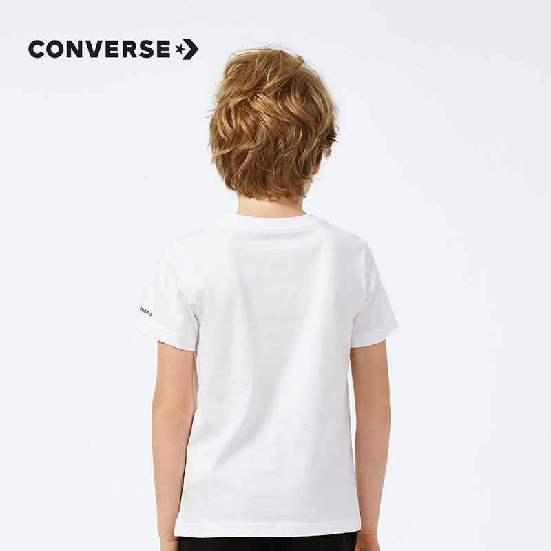converse童装纯棉小男童儿童t恤 converse永兴东润T恤