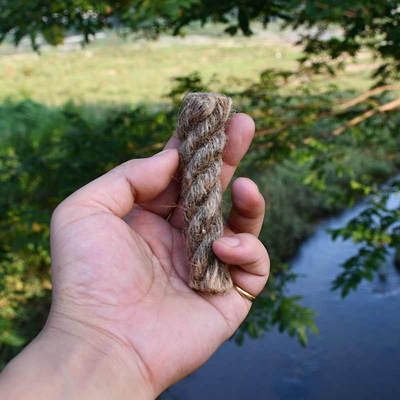 批量卖5根引火麻绳防水助燃物浸蜡麻绳烧烤点炭火绒引火物引燃物 - 图1